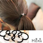 【Hera】赫拉 金屬水鑽造型髮圈/髮束8入組(不挑款)