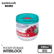 【樂扣樂扣】INTERLOCK魔法堆疊轉轉罐280ML/O75(綠)