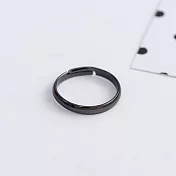 Sandra珊卓拉-素面可微調戒指黑金