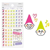 MIDORI 手帳貼紙MEMO/心情/記帳系列-小丑娃娃