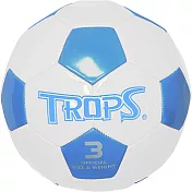 TROPS 40263PVC3號耐磨足球 白藍色