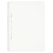 KOKUYO Soft線圈點線筆記本<Clear>系列80枚A5 -方眼點線