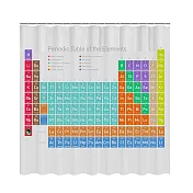 【賽先生科學工廠】科學浴簾-優雅化學元素表