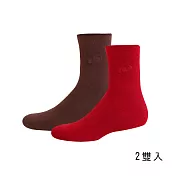 【PULO】濃郁高彩短襪組合包A-2雙入組合包A