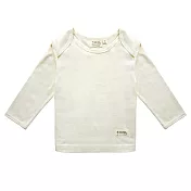 【Azure Canvas藍天畫布】100%有機棉 幼兒薄布居家長袖上衣90原米色