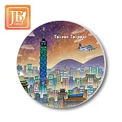 愛台灣系列_神奇陶瓷吸水杯墊645_台北掠影