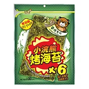 【小浣熊】 零油脂烤海苔50gx6包入(醬燒原味)