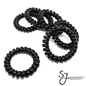 【SJ】超值基本款黑色造型電話線10入-純黑