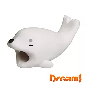 Dreams 放假海生館-iphone專用咬線器(只張嘴海豹)
