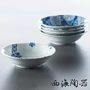 西海陶器【波佐見燒 職人手繪系列】五件式餐盤