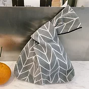 AmaZing 午餐外出小提袋-日系和風簡約套結手腕袋 (9色任選)灰箭頭