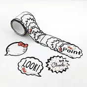 【bande】和紙膠帶貼紙_對話框系列HELLOKITTY