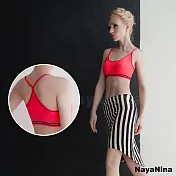 【Naya Nina】運動內衣 輕運動Y字美背運動內衣S-XL(桃粉)S桃粉