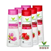 德國植萃 彈潤美肌沐浴組(玫瑰水潤淨白沐浴露x3+紅石榴緊緻彈嫩沐浴露x3瓶)