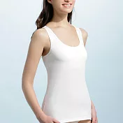 [MIGER密格內衣]BRA IN抗UV坦克背心-3855-台灣製-S白色