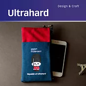 Ultrahard 月見兔手機袋/Plus-小騎兵(紅藍)