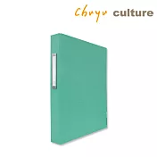 珠友  A4/13K 大強力夾/右上/文件夾-水波紋A青