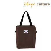 珠友  多功能手提袋/學生補習袋/鞋袋/便當袋(直/中)F咖