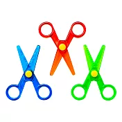 美國 Crayola繪兒樂 幼兒安全造型剪刀3件組