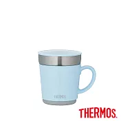 【THERMOS 膳魔師】不鏽鋼真空保溫杯0.35L (JDC-351-LB)LB(淺藍色)