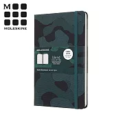MOLESKINE BLEND18 迷彩限定版筆記本 (L型) -迷彩綠