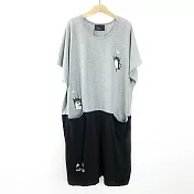 ：Urb.【抓抓貓】口袋洋裝FREE灰黑色系