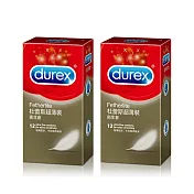 Durex杜蕾斯 超薄裝保險套(12入/盒)2入組