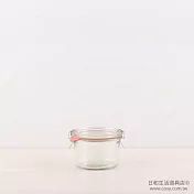 WECK 751 密封罐含密封圈與扣夾 Mold Shape 200ml (M)整箱12入 內含12組配件並加贈8個M密封圈