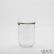WECK 745 密封罐含密封圈與扣夾 Tulip Shape 1062ml (L)整箱6入 內含6組配件並加贈4個L密封圈