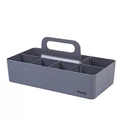 【SYSMAX】Porta 手提可推疊收納盒-灰色(大)