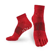 【Titan】太肯五趾功能訓練襪M紅