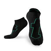 【Titan】太肯生活運動襪L黑/綠