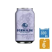 【Egekilde】藍莓石榴香氛氣泡礦泉水330mlX6
