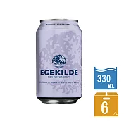 【Egekilde】藍莓石榴香氛氣泡礦泉水330mlX6(有效日期2025/9/1)