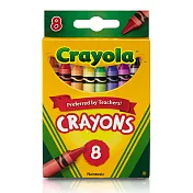 美國 Crayola繪兒樂 彩色蠟筆8色