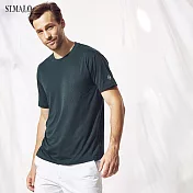 【ST.MALO】台灣製吸排男上衣-1812MT-M深墨綠