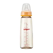 【Pigeon貝親】一般口徑PPSU奶瓶240ml_ (橘)Y奶嘴