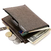 時尚商務男士錢包金沙色