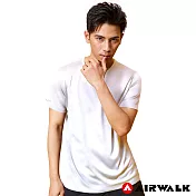 【AIRWALK】男款吸排短TXL白色