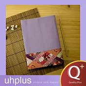 uhplus Q-plus雙面書衣-繁花盛開(紅藤)