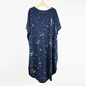 ：Urb.【珊瑚海與美人魚】橢圓畫布衣FREE深藍