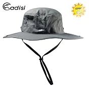 ADISI 抗UV吸排透氣牛仔盤帽AS18032(M-XL) / 城市綠洲專賣 (UPF40+、防曬、防紫外線、機能帽、遮陽帽)鐵灰/卡其/L