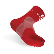 【Titan】太肯專業自行車襪M紅