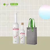 《O’right 歐萊德》 桃花輕盈沐浴乳1000ml + 400ml 加贈 芬恩提袋 (桃花)