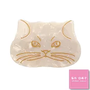 『坂井.亞希子』大臉貓精緻描線彈簧髮夾