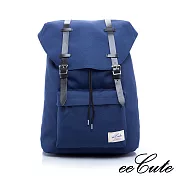 eeCute世界任行後背包-EEEP010-NV-學院藍