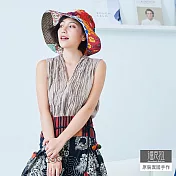 【潘克拉】V領風琴摺背心-F TM971　FREE杏色