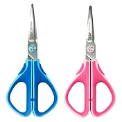 【ABEL】3D魔利剪-省力防沾黏兒童剪刀2入組-6＂(粉)+6＂(藍)