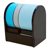 【Print Inform】ROLF 自由撕貼便利貼捲Trio三色式 ‧藍色組(黑座)