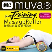 【muva】迷彩舒筋膜滾筒_迷彩黃(低硬度)，多種凸點深層放鬆!迷彩黃(低硬度)